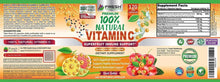Cargar imagen en el visor de la galería, Vitamina C Natural 100% | Escaramujo + Acerola + Camu Camu | 500mg + Bioflavonoides + BioPerina | 120 Cápsulas
