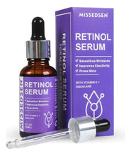 Cargar imagen en el visor de la galería, Sérum Retinol + Vitamina E + Escualano | Manzanilla + Centella Asiática + Té Verde | Antiarrugas | 30ml
