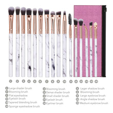 Cargar imagen en el visor de la galería, Duaiu 16 Brochas De Maquillaje De Ojos Brochas De Sombra De
