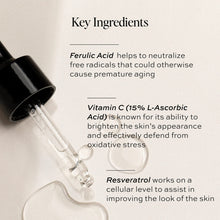 Cargar imagen en el visor de la galería, DIME Beauty Hyper Glow Sérum Vitamina C 15% + Ác. Ferúlico + Resveratrol + Semilla de Uva | Brillo Intenso | Vegano | 30ml
