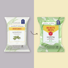 Cargar imagen en el visor de la galería, Burts Bees Toallitas Faciales De Aloe Vera Para Piel
