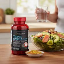 Cargar imagen en el visor de la galería, Puritan's Pride Omega 3-6-9 | Triple Aceite de Pescado | Salud Cardiovascular
