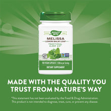 Cargar imagen en el visor de la galería, Natures Way Hoja De Bálsamo De Limón De Melisa A Base De
