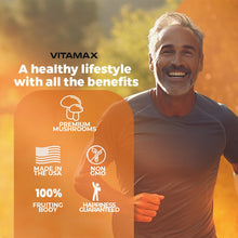 Cargar imagen en el visor de la galería, Vitamax Seta De Melena De Leones 3000 Mg De Cola De Pavo
