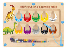 Cargar imagen en el visor de la galería, Hongid Juguetes De Dinosaurio Laberinto Magnético De Colores
