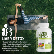 Cargar imagen en el visor de la galería, Bronson Liver Detox | Desintoxicación Hepática Avanzada | 60 Cápsulas | Cardo Mariano + Cúrcuma + Diente de León + Alcachofa | Sin OGM | Vegano
