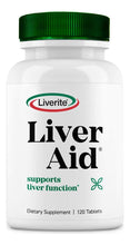 Cargar imagen en el visor de la galería, Liverite Liver Aid 120 Tabletas Soporte Hepático Limpieza
