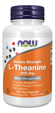 Cargar imagen en el visor de la galería, Now Foods L-theanine Veg Cápsulas 200 Mg  120 Ct

