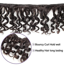 Cargar imagen en el visor de la galería, Molefi Extensiones De Cabello Humano Virgen Brasileño Sin
