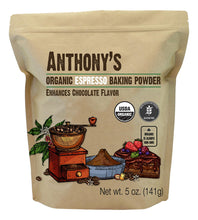 Cargar imagen en el visor de la galería, Anthonys Organic Espresso Polvo Para Hornear 5 Onzas Sin
