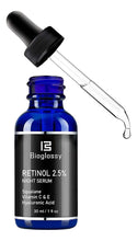 Cargar imagen en el visor de la galería, Bioglossy Suero De Retinol Para Cara 2.5% Retinol Intenso
