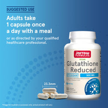 Cargar imagen en el visor de la galería, Cápsulas Antioxidantes Jarrow Formulas Glutathione Reduced

